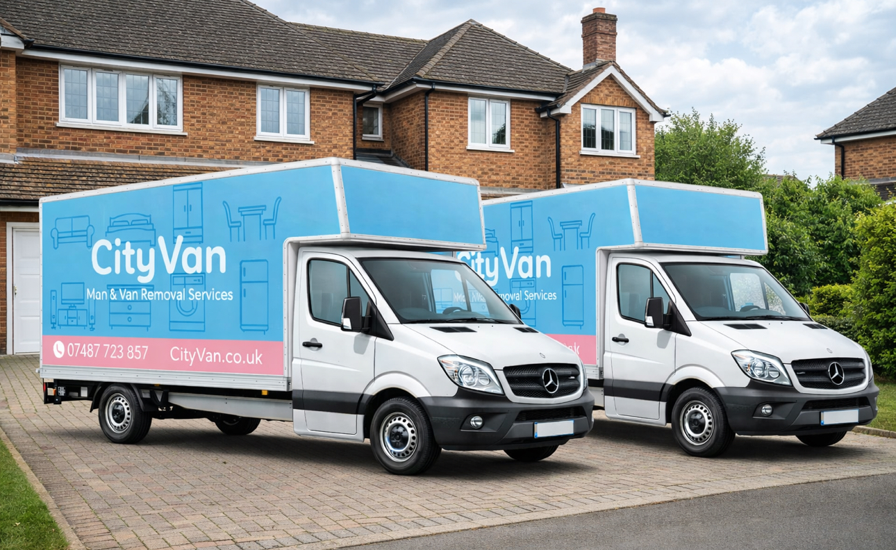 Professional removals Kent team completing a house move